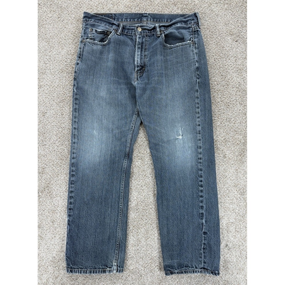 Levis 559 Jeans Mens 36x31* Blue Relaxed Straight Workwear Loose Soft Distressed